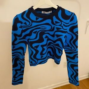 Zara Jaquard Zara Top